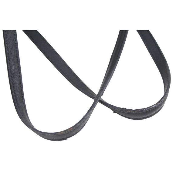 Kate Spade NY BLACK WHITE GENUINE LEATHER SATCHEL SHOULDER BAG HANDBAG PURSE - Picture 9 of 16